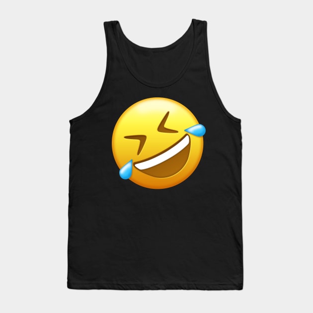 Rolling on the Floor Laughing Emoji | Pop Art Tank Top by williamcuccio